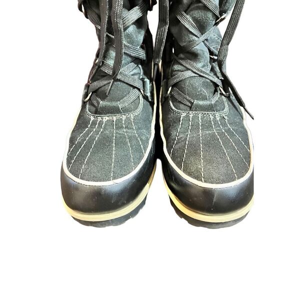 Apres by Lamo Black Leather, Suede & Faux Fur Lined Boots / SZ: 8 - Picture 2 of 7